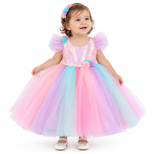 Vestido Temático Unicornio Fiesta - Sweet Peach