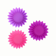 Silicone Cups Lunch Punch Rosa Set x3