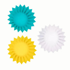Silicone Cups Lunch Punch Amarillo Set x3