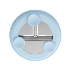 Plato de Acero Purity Celeste