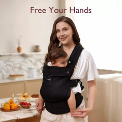 Portabebés Ergonómico Negro - Momcozy