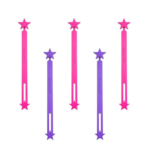 Lunch Punch Silicone Wrap Bands - Rosa