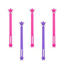 Lunch Punch Silicone Wrap Bands - Rosa