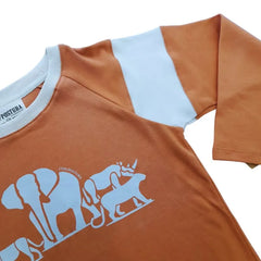 Polo Manga Larga Africa Ladrillo