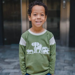 Polo Manga Larga Africa Verde