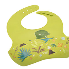 Babero de Silicona Cracky El Dinosaurio - Sassi