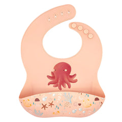 Babero de Silicona Slurpy El Pulpo - Sassi