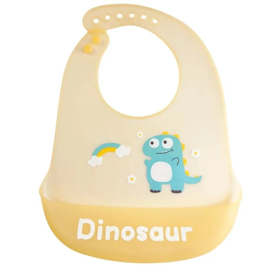 Babero Silicona Dino