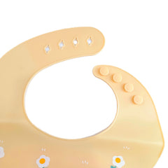 Babero de Silicona Florecitas