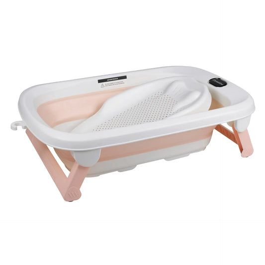 Bañera Plegable con Soporte Maui Crema 40L - Carestino