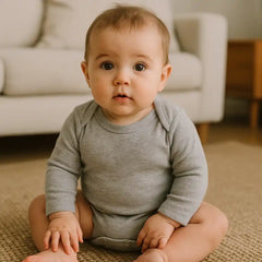 Body Gris de Algodón