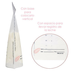 Bolsas para Leche Materna 100 Unidades