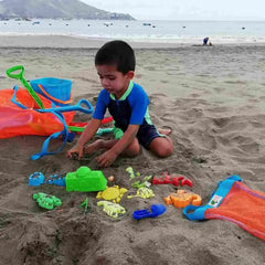 Pack Bolso Playa Anaranjado