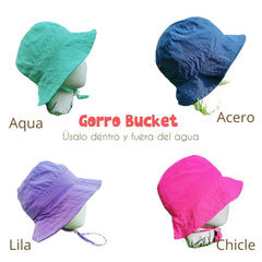 Sombrero Bucket Azul