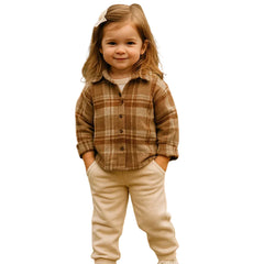 Jogger Básico Niña Beige - Compostura