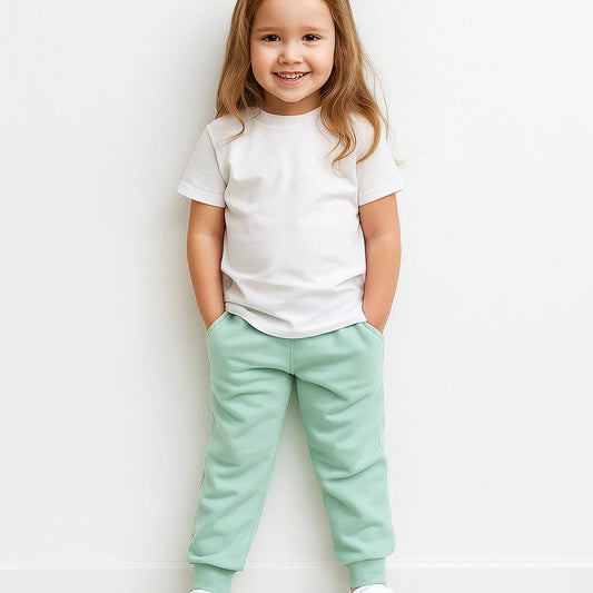 Jogger Básico Niña Verde - Compostura