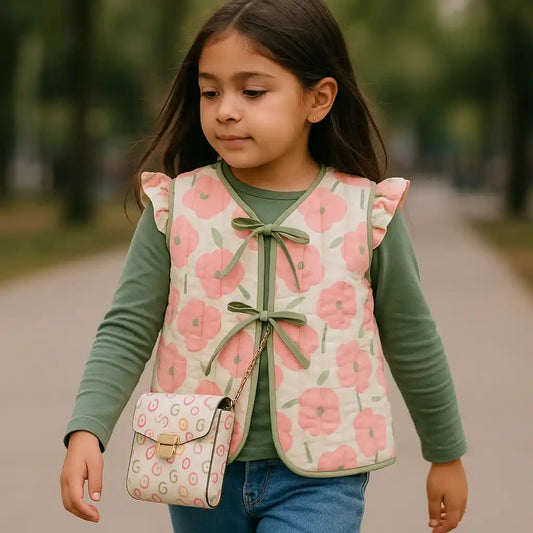 Chaleco Acolchonado Flor del Campo- Kora