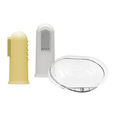 Cepillo Dedal Dúo Amarillo y Gris Silicona - Dr. Browns
