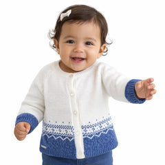 Chaqueta Tejida Lia Azul