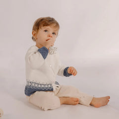 Chaqueta Tejida Lia Azul