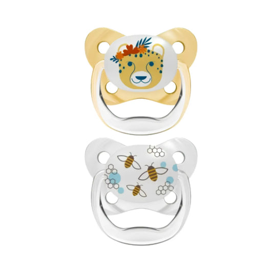Set x2 Chupones PreVent de 6 a 18 meses León y Abejitas Dr. Browns