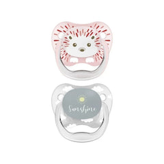Set x2 Chupones PreVent de 0 a 6 meses Erizo Rosado Dr. Browns