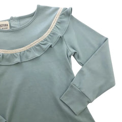 Polo Manga Larga Cintillo Verde