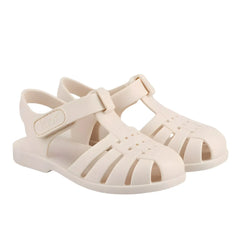 Sandalia Clásica Velcro Marfil - Igor