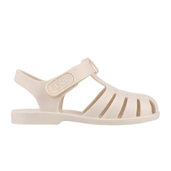 Sandalia Clásica Velcro Marfil - Igor