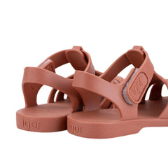 Sandalia Clásica Velcro Terracota - Igor