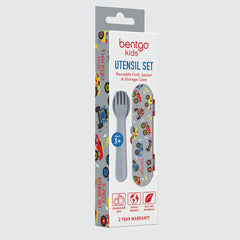 Set Cubiertos Camiones - Bentgo Kids