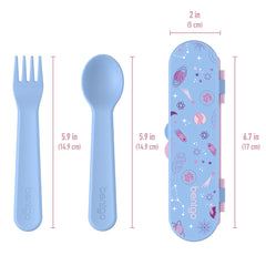 Set Cubiertos Galaxia - Bentgo Kids