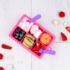 Set de Cuchara y Tenedor Lunch Punch - Rosa