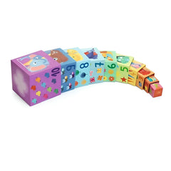Cubos para Apilar Arcoiris - Djeco