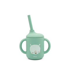 Vaso Taza con Cañita de Silicona - Munchy El Oso