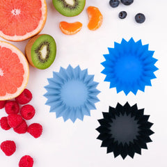 Silicone Cups Lunch Punch Azul Set x3