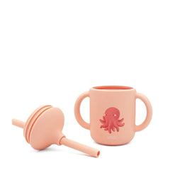 Vaso Taza con Cañita de Silicona - Slurpy El Pulpo