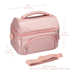 Porta Lonchera Deluxe Bentgo Kids- Blush