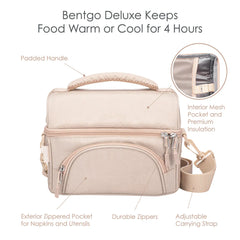 Porta Lonchera Deluxe Bentgo Kids- Sand
