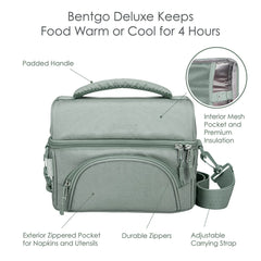 Porta Lonchera Deluxe Bentgo Kids- Kahki Green