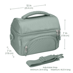 Porta Lonchera Deluxe Bentgo Kids- Kahki Green