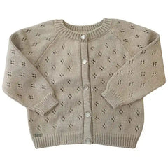 Conjunto Tejido Diamantes Beige