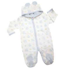 Enterizo Pima con Capucha Conejo Celeste - Compostura