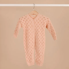 Enterizo Tejido Dulce Encanto Rosa