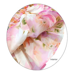 Falda Floral Rosa - Compostura