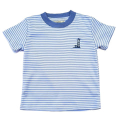 Polo Bebé El Faro Celeste Cuello Azul - Compostura