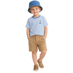 Polo El Faro Celeste Cuello Blanco - Compostura