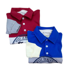 Polo Cuello Camisero Fresh Vino