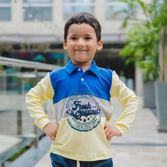 Polo Cuello Camisero Fresh Amarillo