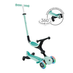Scooter Go Up Active 360° 15m-7 LED Menta - Globber